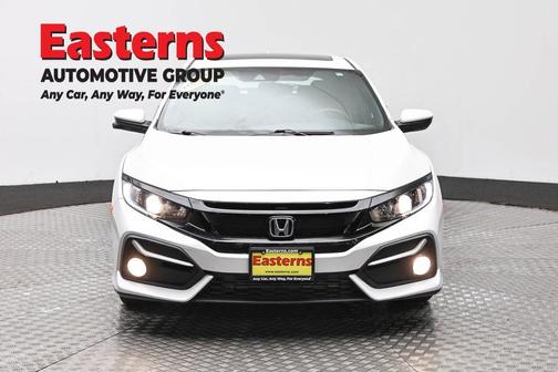 White 2020 Honda Civic EX