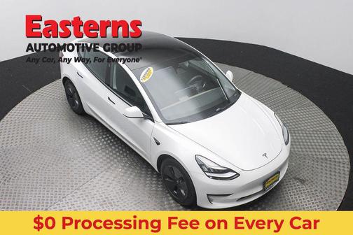 White 2021 Tesla Model 3 Standard Range Plus
