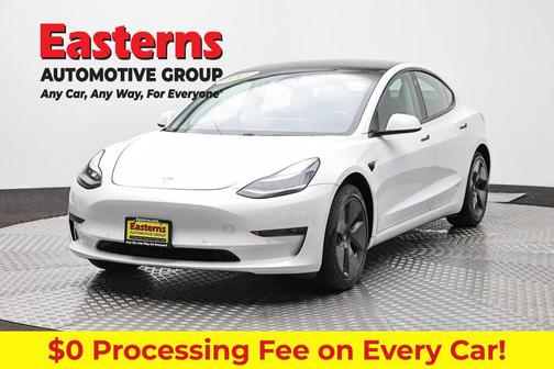White 2021 Tesla Model 3 Standard Range Plus
