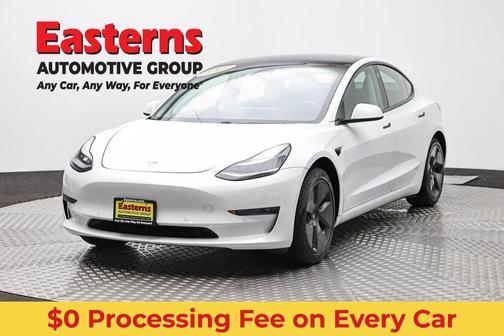 White 2021 Tesla Model 3 Standard Range Plus