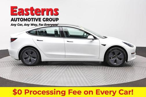 White 2021 Tesla Model 3 Standard Range Plus