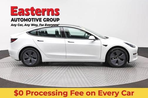 White 2021 Tesla Model 3 Standard Range Plus