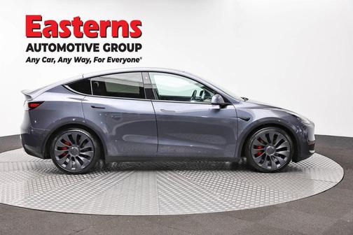 Silver 2020 Tesla Model Y Performance