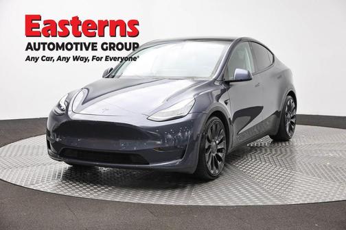 Silver 2020 Tesla Model Y Performance