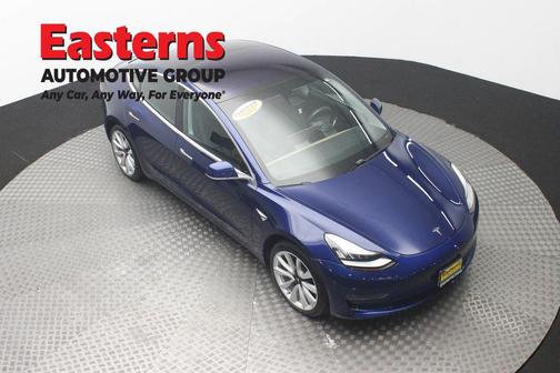Blue 2018 Tesla Model 3