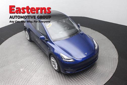 Blue 2021 Tesla Model Y Long Range