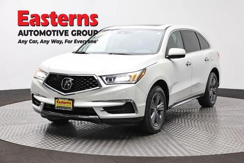 White 2019 Acura MDX 3.5L