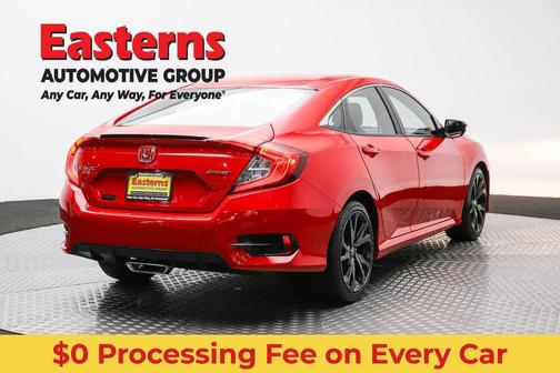 Red 2019 Honda Civic Sport