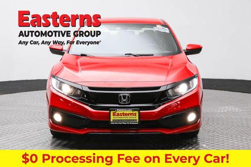Red 2019 Honda Civic Sport