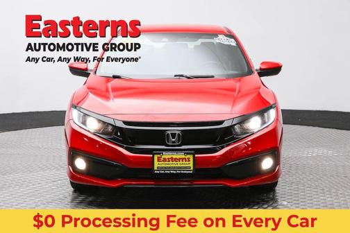 Red 2019 Honda Civic Sport