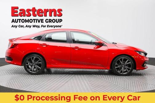 Red 2019 Honda Civic Sport