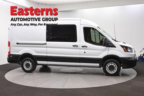 Oxford White 2019 Ford Transit-250 148 WB Medium Roof Cargo
