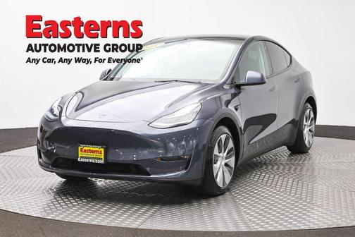 Gray 2021 Tesla Model Y Long Range