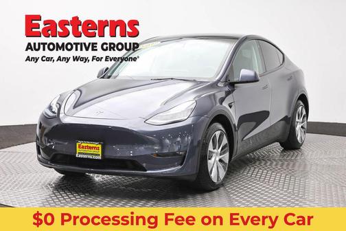 Gray 2021 Tesla Model Y Long Range