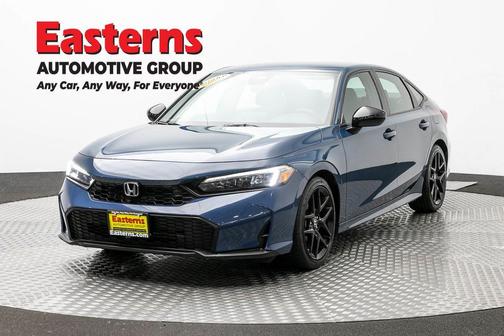 Blue 2025 Honda Civic Sport