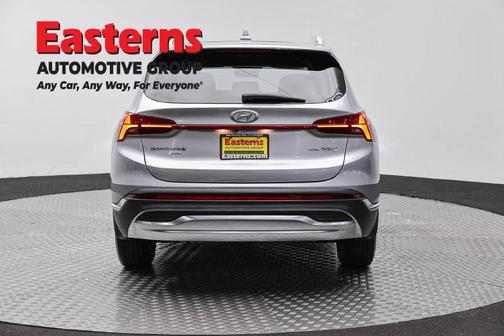 Shimmering Silver 2023 Hyundai SANTA FE HEV Blue