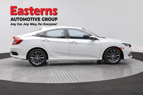 White 2019 Honda Civic EX