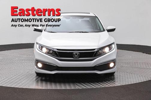 White 2019 Honda Civic EX