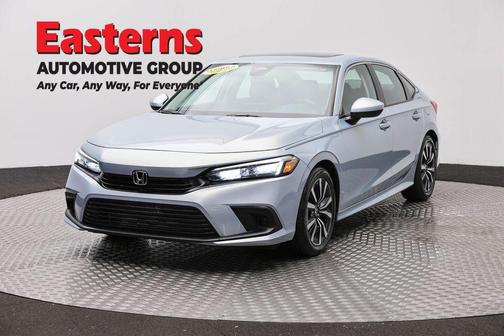 Gray 2022 Honda Civic EX