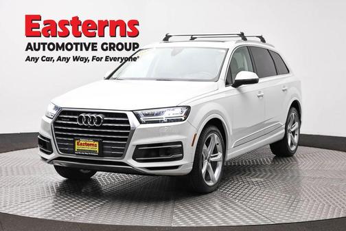 Carrara White 2019 Audi Q7 55 Prestige