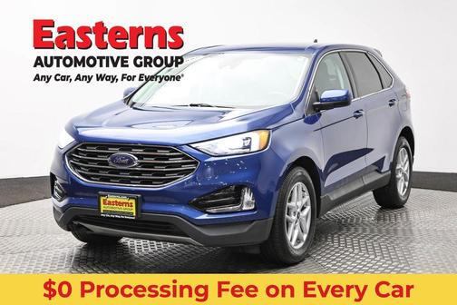 Blue Metallic 2021 Ford Edge SEL