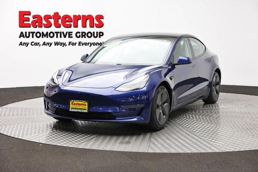 Blue 2021 Tesla Model 3 Standard Range Plus