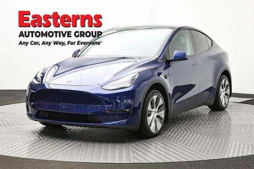Blue 2021 Tesla Model Y Long Range
