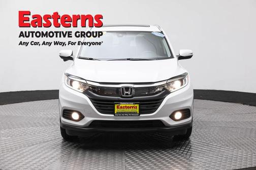 White 2021 Honda HR-V EX