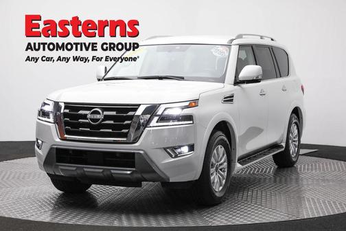 Aspen White Tricoat 2024 Nissan Armada SV