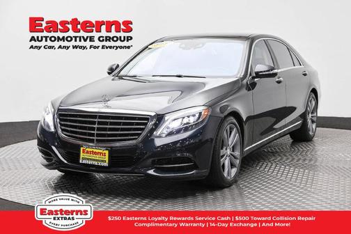 Blue 2017 Mercedes-Benz S-Class S 550 4MATIC