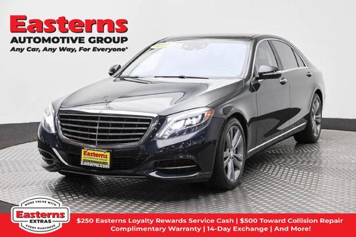 Blue 2017 Mercedes-Benz S-Class S 550 4MATIC