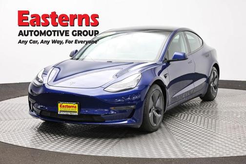 Blue 2021 Tesla Model 3 Long Range