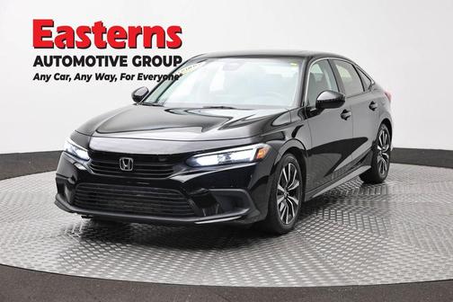 Black 2022 Honda Civic EX