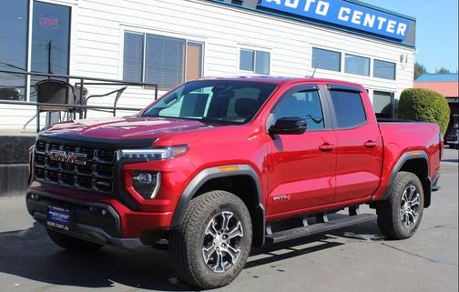 Volcanic Red Tintcoat 2023 GMC Canyon AT4