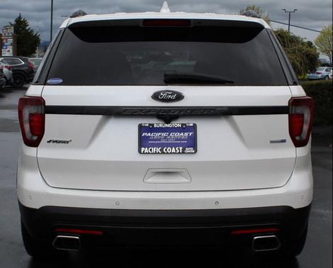 White Platinum Tri-Coat 2016 Ford Explorer Sport