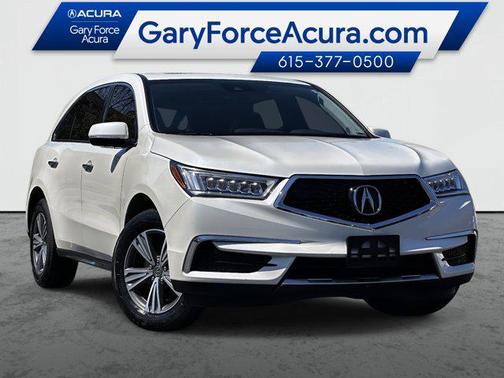 White Diamond Pearl 2019 Acura MDX 3.5L