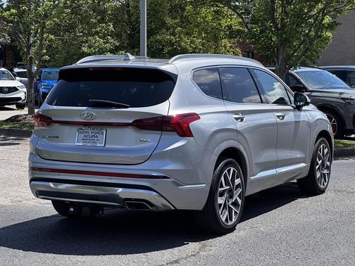 Shimmering Silver 2023 Hyundai SANTA FE Calligraphy