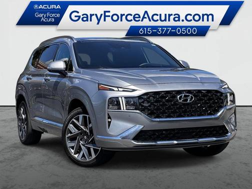 Shimmering Silver 2023 Hyundai SANTA FE Calligraphy