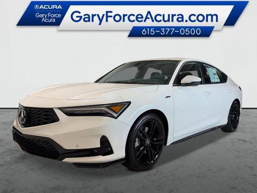 Platinum White Pearl 2026 Acura Integra FWD A-Spec with Technology