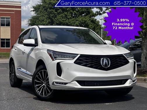 Platinum White Pearl 2025 Acura RDX Advance Package