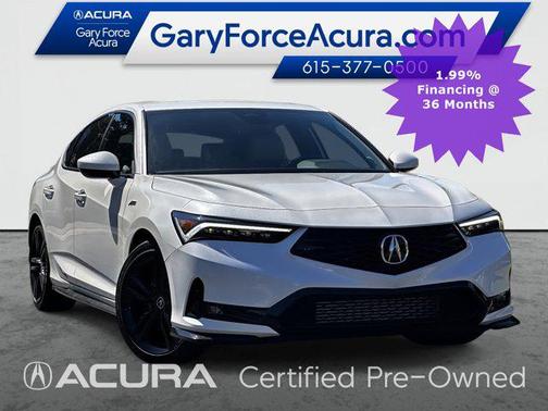 Platinum White Pearl 2026 Acura Integra FWD A-Spec
