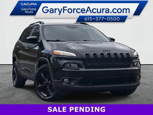 Diamond Black Crystal Pearlcoat 2018 Jeep Cherokee Latitude
