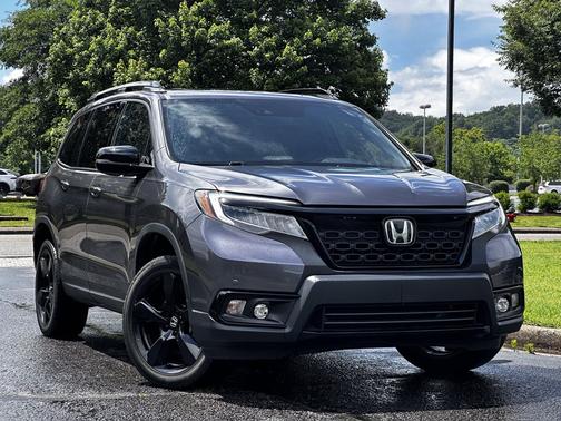 Modern Steel Metallic 2021 Honda Passport AWD Elite
