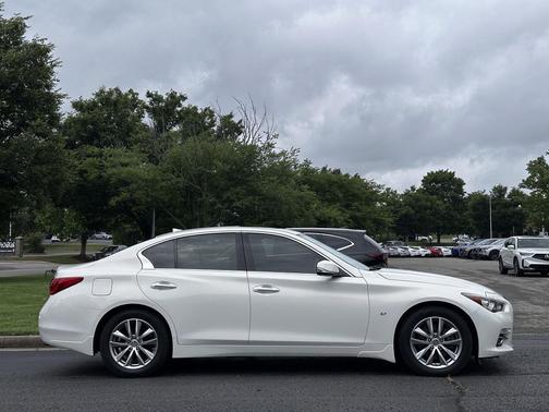 Moonlight White 2015 INFINITI Q50 Base