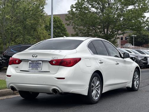 Moonlight White 2015 INFINITI Q50 Base