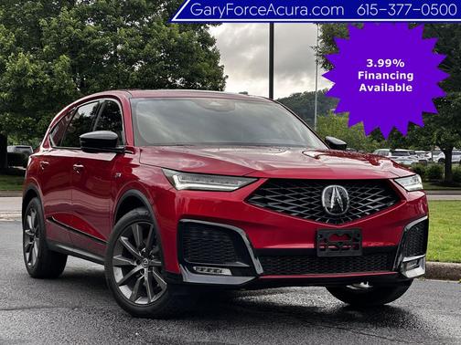 Performance Red Pearl 2025 Acura MDX A-SPEC