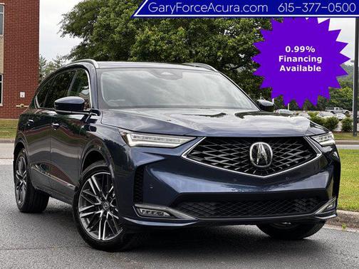 Canyon River Blue Metallic 2025 Acura MDX Advance Package