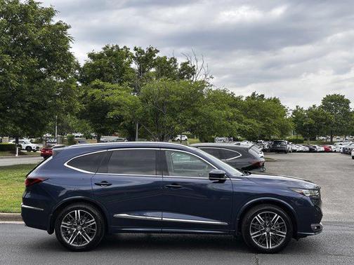 Canyon River Blue Metallic 2025 Acura MDX Advance Package