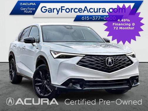 Platinum White Pearl 2025 Acura ADX A-Spec with Advance