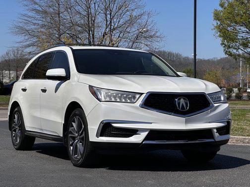 White Diamond Pearl 2019 Acura MDX 3.5L w/Technology Package